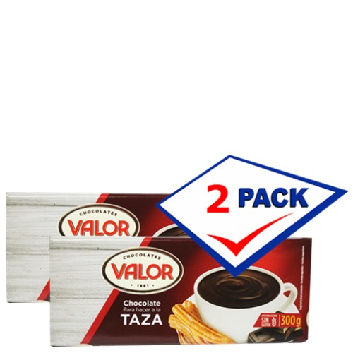 Valor Chocolate Tablet Imported from Spain 10.6 oz Pack of 2